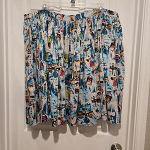 Pinup Couture Pink Jenny Paris Skirt